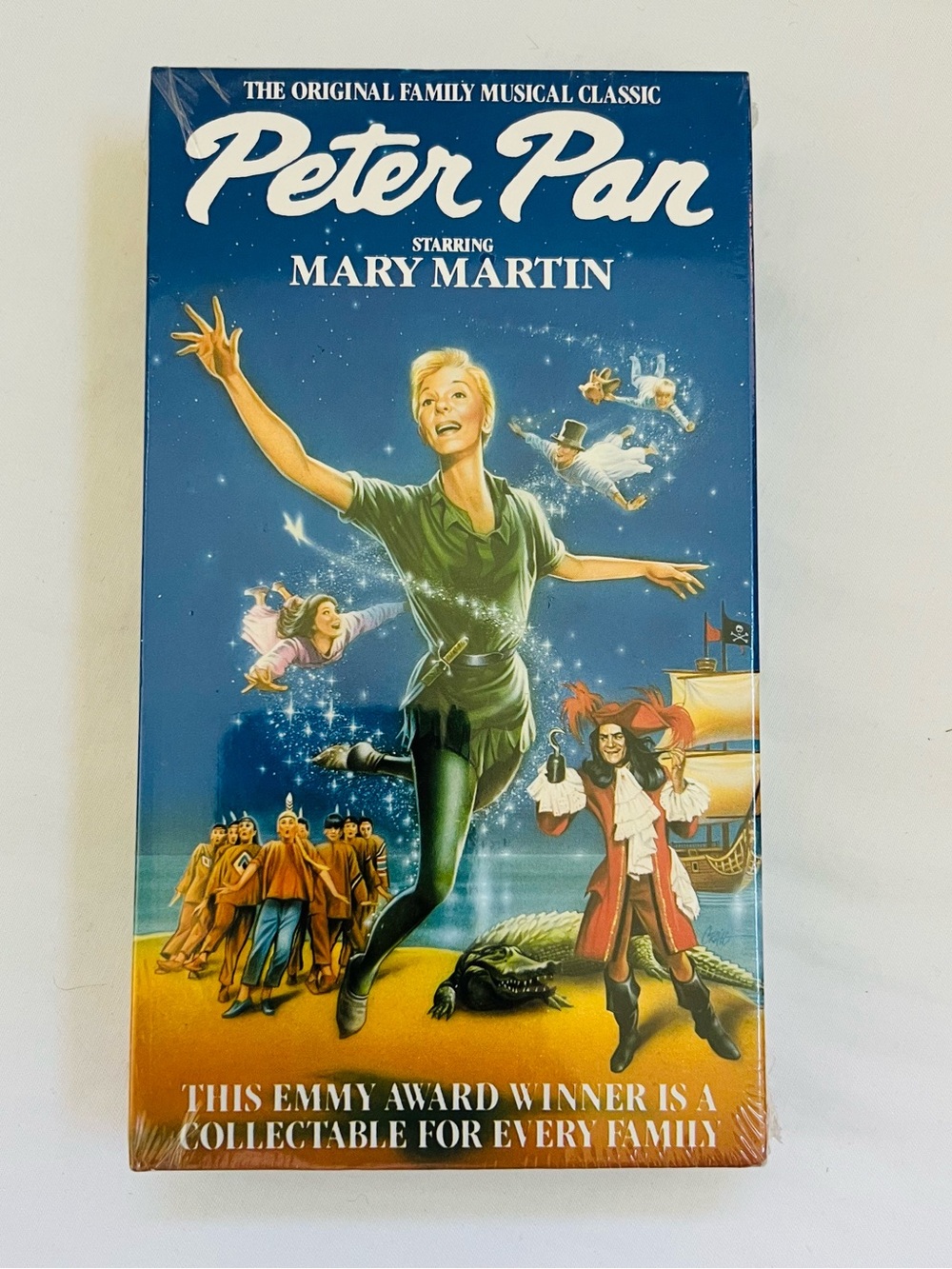 Peter Pan Mary Martin Cyril Ritchard NBC 1960 Telecast Now On SEALED VHS Tape